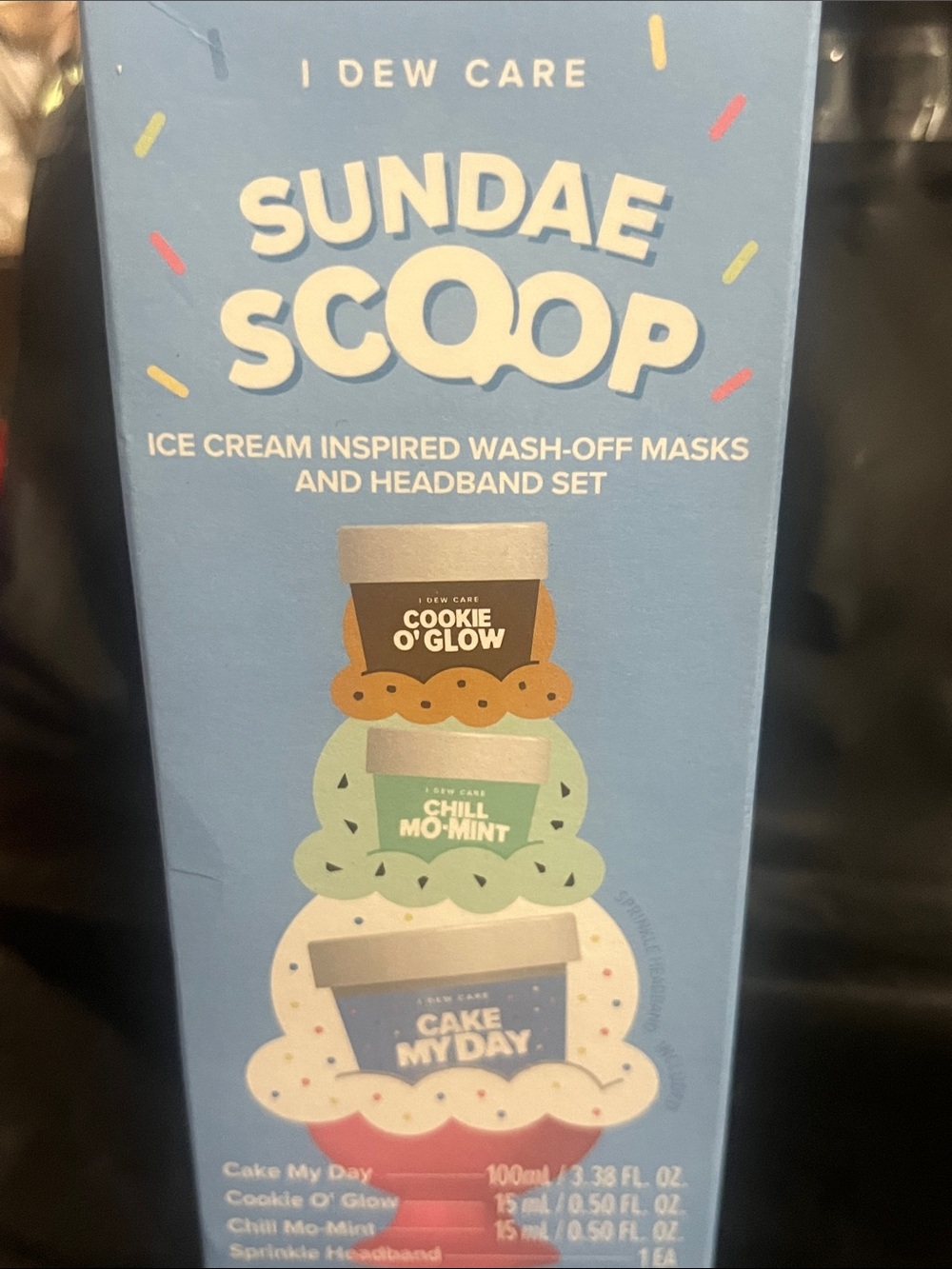 I DEW CARE Sundae Scoop Wash-Off Mask Set — Blue
